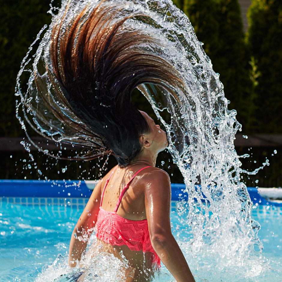 girl in water